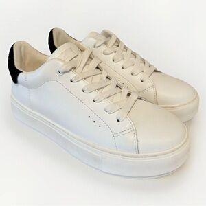 Kurt Geiger London Laney Women’s White Leather Platform Sneaker Size 36 EU/US 6